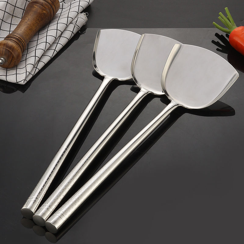 5特厚【无磁纯不锈钢】 家用锅铲【钢柄款】