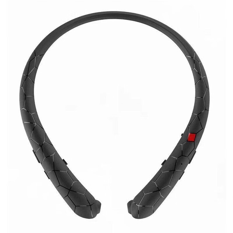 Mpow Rioddas 颈挂式蓝牙耳机无线耳机高清立体声可伸缩运动耳机IPX5防汗音乐耳机 黑色