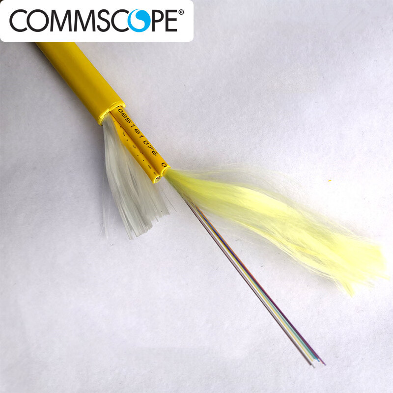 康普commscope安普4/6芯8芯12芯24芯os2室内单模万兆光纤光缆 6芯 1m