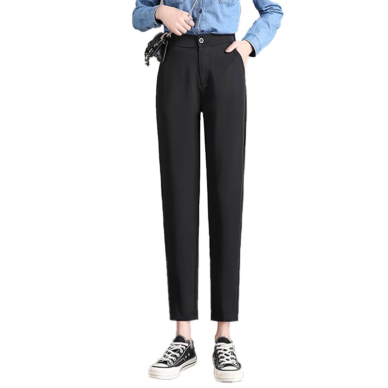 俞兆林女裝 休閑褲女哈倫褲子直筒西裝褲顯瘦蘿卜西褲女 YW23K98