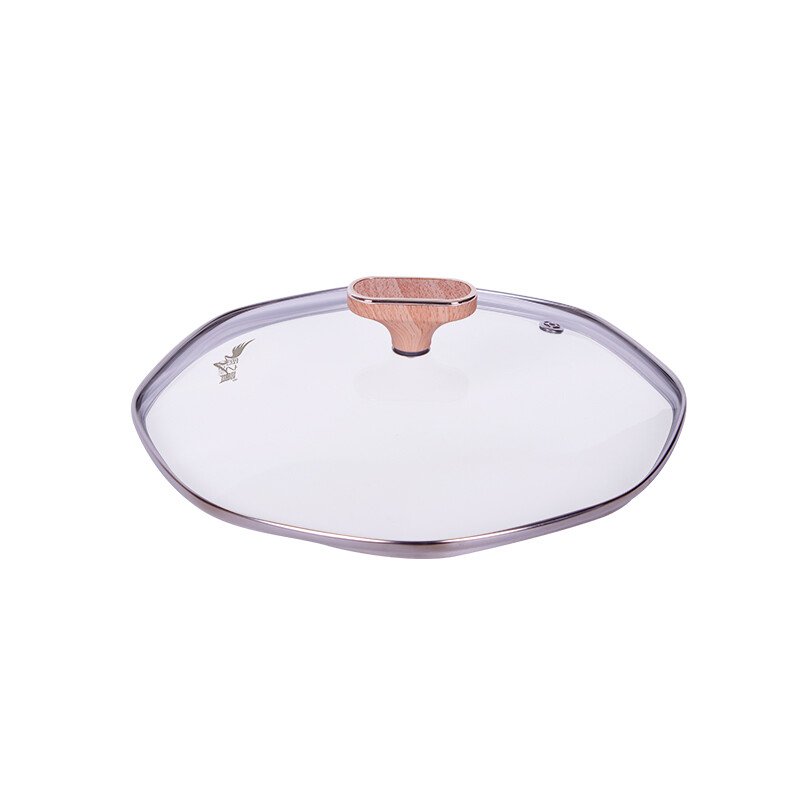 德国品质维尔纳(von)网红八角不粘锅厨之翼原装配套锅盖加厚钢化玻璃