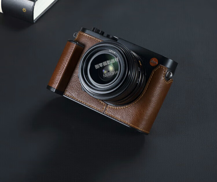 埠帝适用于徕卡leica q2 q-p q qp皮套 保护套 手柄相机套 q2 棕色