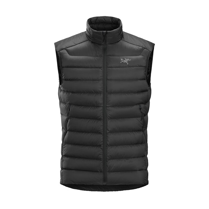 始祖鸟(arcteryx)新款 cerium 男士鹅绒羽绒服马甲 轻量保暖 黑色