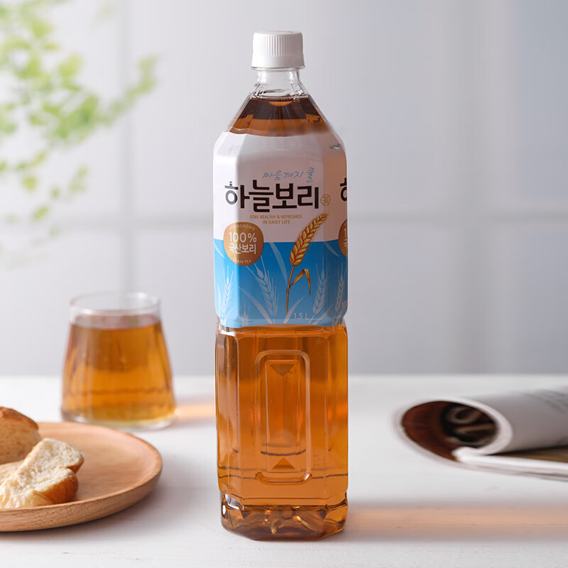 熊津  韩国进口大麦茶饮料1.5l大瓶装玉米须饮品 大麦茶1.5l*3瓶