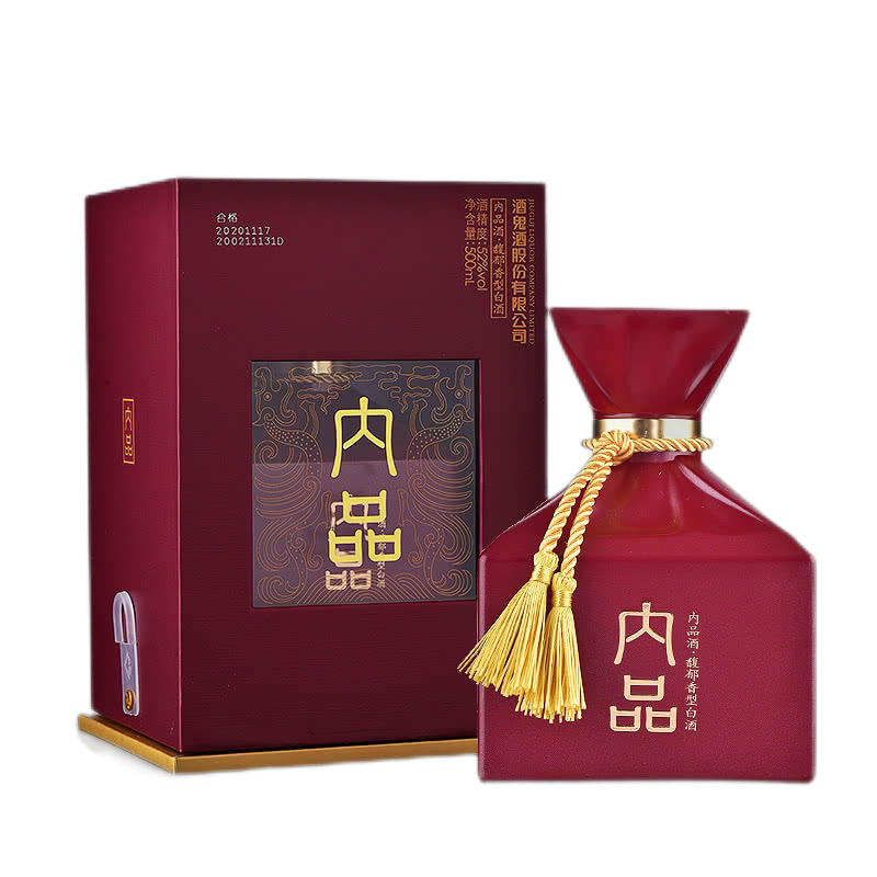 拍2件 52度 酒鬼酒内品500ml 馥郁香型 高度白酒 湖南白酒 酒仙网 306