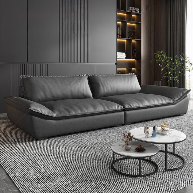 浙朵云广东佛山东莞沙发品牌极简轻奢科技布艺帆船沙发贵妃沙发客厅