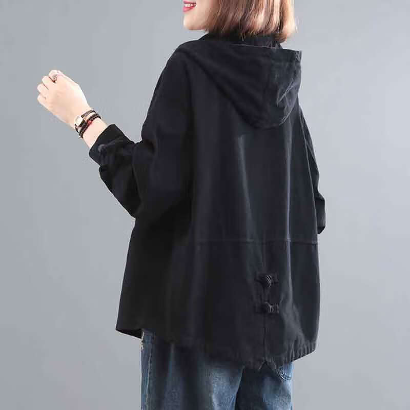 艾薇佳大码女装胖妹妹200斤春秋外套遮肚子显瘦上衣加肥加大连帽开衫 红色 3XL (建议170-200斤)