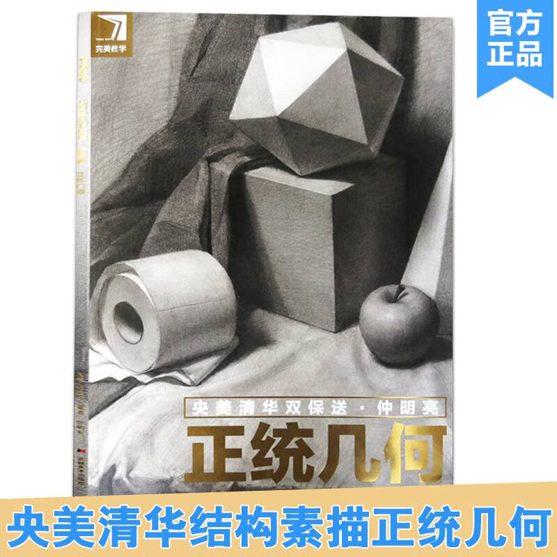 【十年猫店仲明亮教学正统几何央美清华结构素描光影零基础从入门到