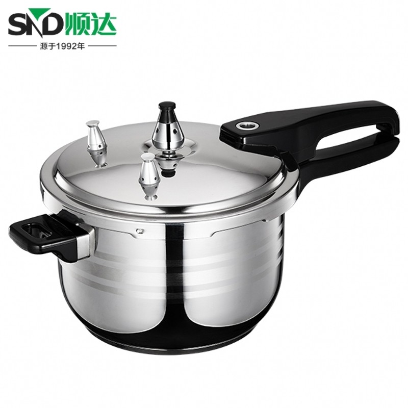 顺达(snd) 乐厨压力锅 加厚304不锈钢高压锅 煤气电磁炉通用 20cm