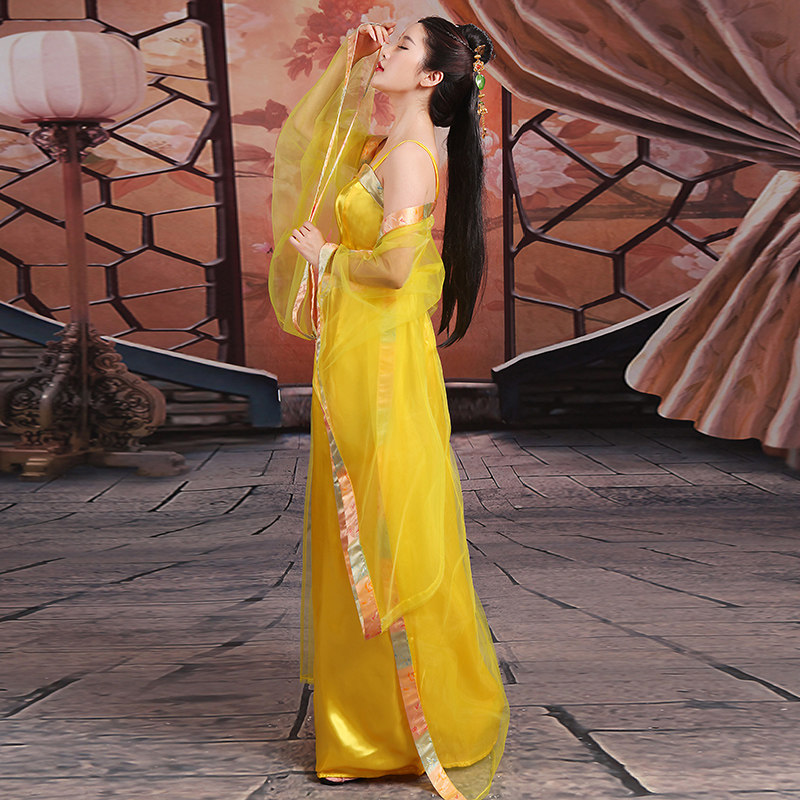 可开票唐朝汉服女古装服装仙演出服古代公主贵妃襦裙舞蹈性感影楼写真