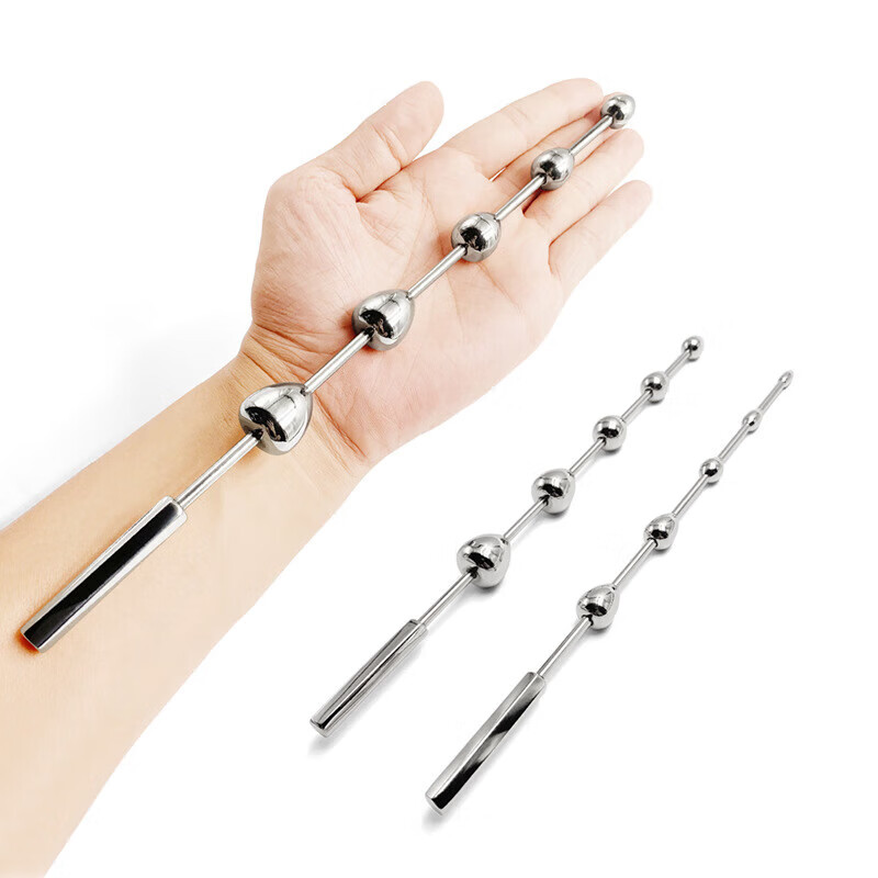 妃趣 金属马眼棒 不锈钢实心尿道棒塞堵扩张 可插入龟头男用马眼开发