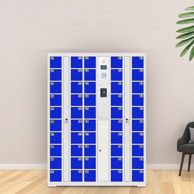 乐居 手机柜智能存放柜单位员工手机储存柜可小件物品智能存放柜 50门