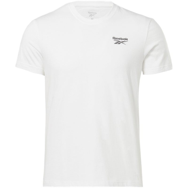 拍2件 Reebok锐步官方男子TEE基础LOGO圆领舒适健身运动短袖T恤GL3146 GL3146_白色 A/L 142.4元（合71.2元/件)