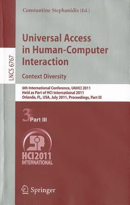 预订Universal Access in Human-Computer Interaction.