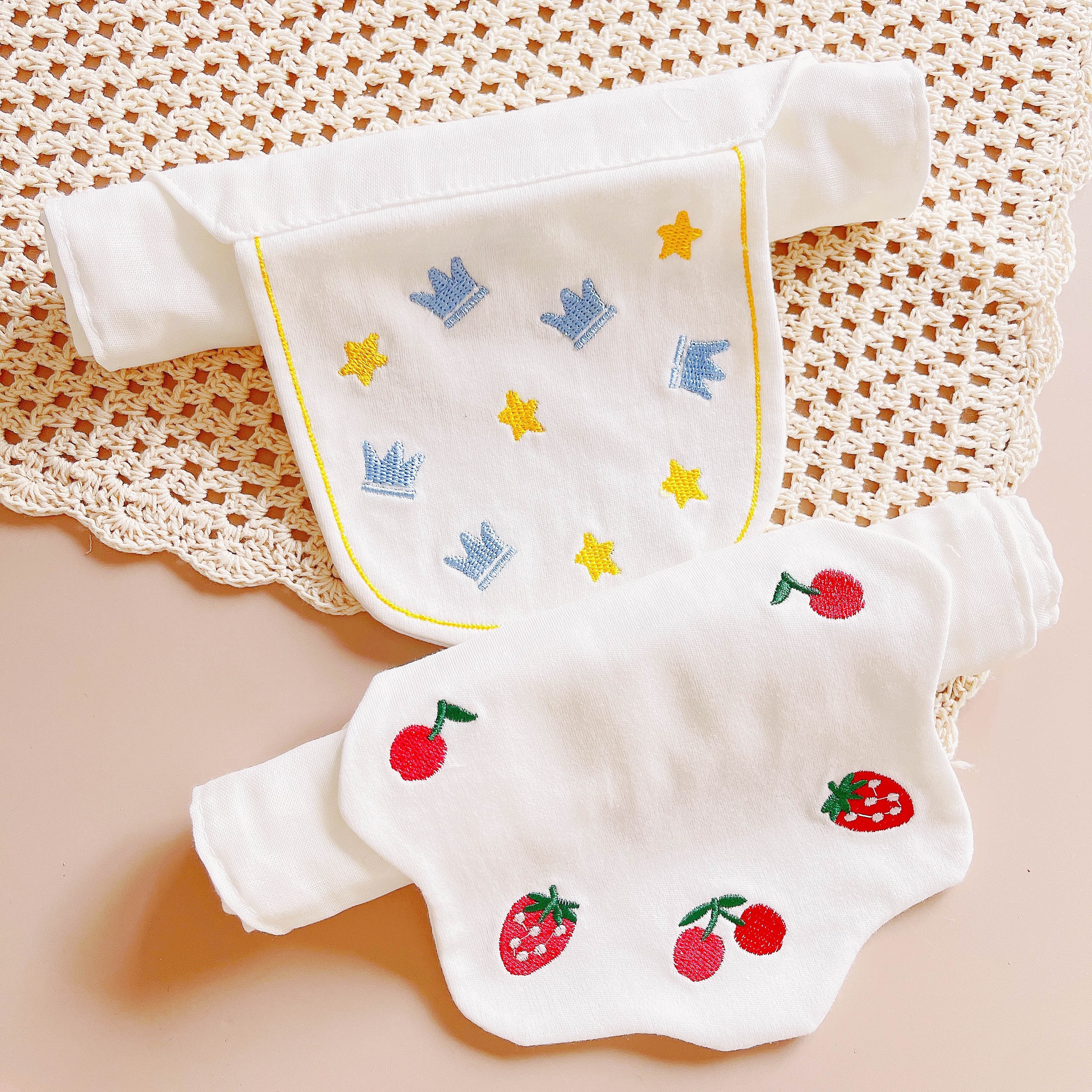 卓优卡吸汗巾纯棉纱布婴儿垫背巾宝宝背汗巾儿童纯棉幼儿园可爱隔汗巾