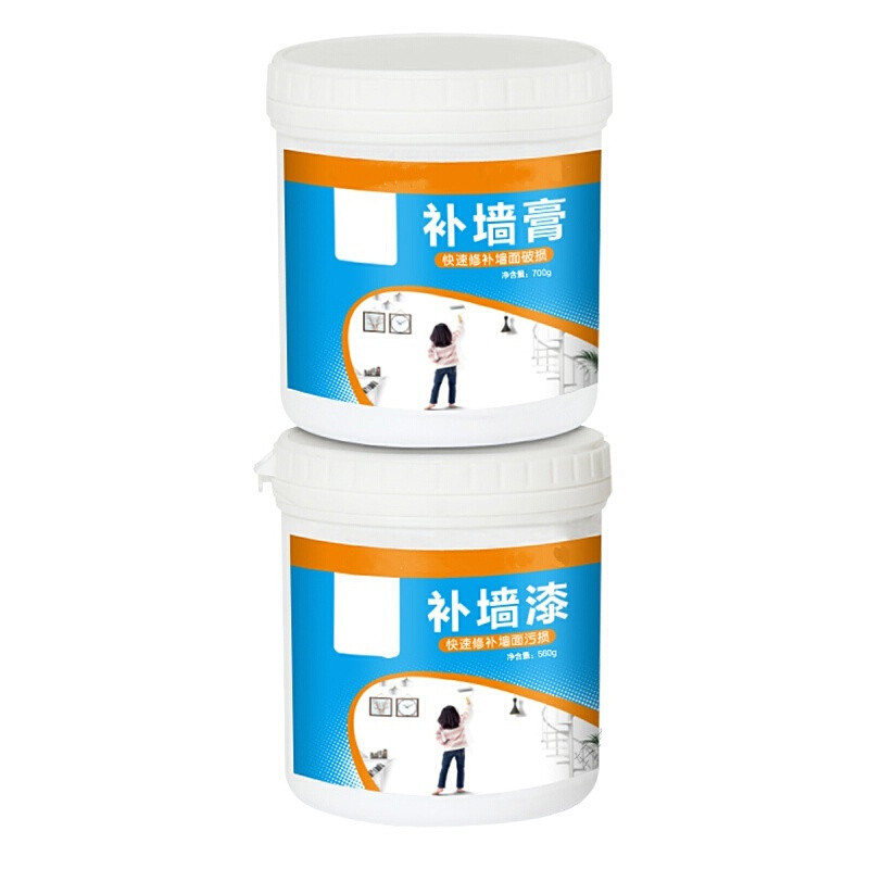 榆钦 内墙小桶小包装墙面防水补墙膏墙面修补白色墙体乳胶漆修复腻子