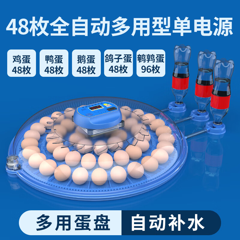 辉客映上孵蛋机小飞碟孵化器小型家用迷你孵化机智能全自动鸟蛋芦 48枚全自动单电高性价比高么？