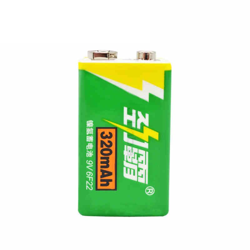 挚赫格适用劲霸9v电池6f22 320mah容量话筒万用表报警器麦克风通用 9v