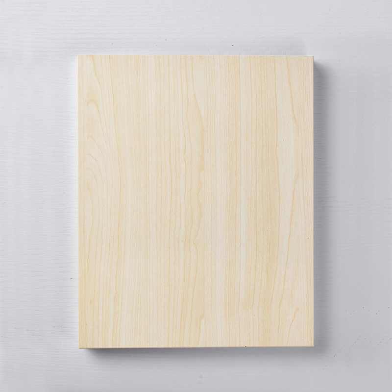 雪鹏板材/门板小样 免漆板环保颗粒板木饰板 吸塑门板 枫木色