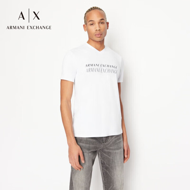 阿玛尼armani exchange【礼物】ax男士舒适t恤衫