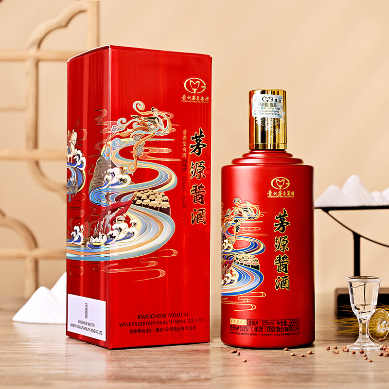 茅台集团 茅源酱酒红 53度 飞天仙女图 酱香型白酒 500ml 中秋送礼怎么看?
