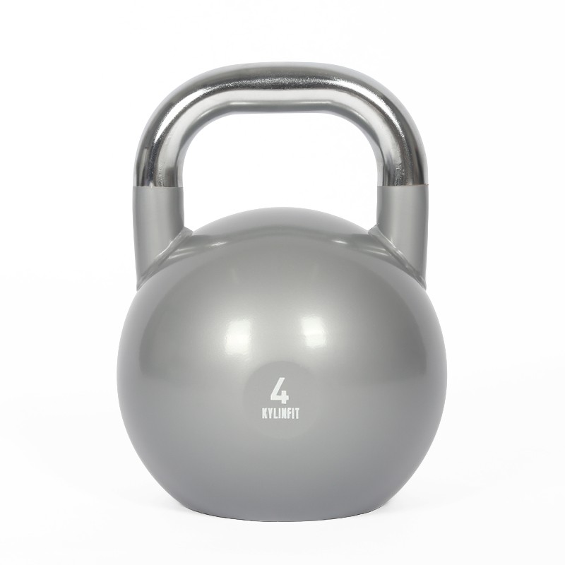 kylin sport 男女士提壶哑铃 crossfitness训练 钢制竞赛竞技壶铃 钢