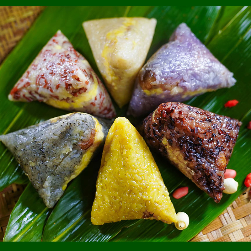 老闫家 【预售】广西冯好粽子早餐肉粽混合口味红米黑米蜜饯手工香粽