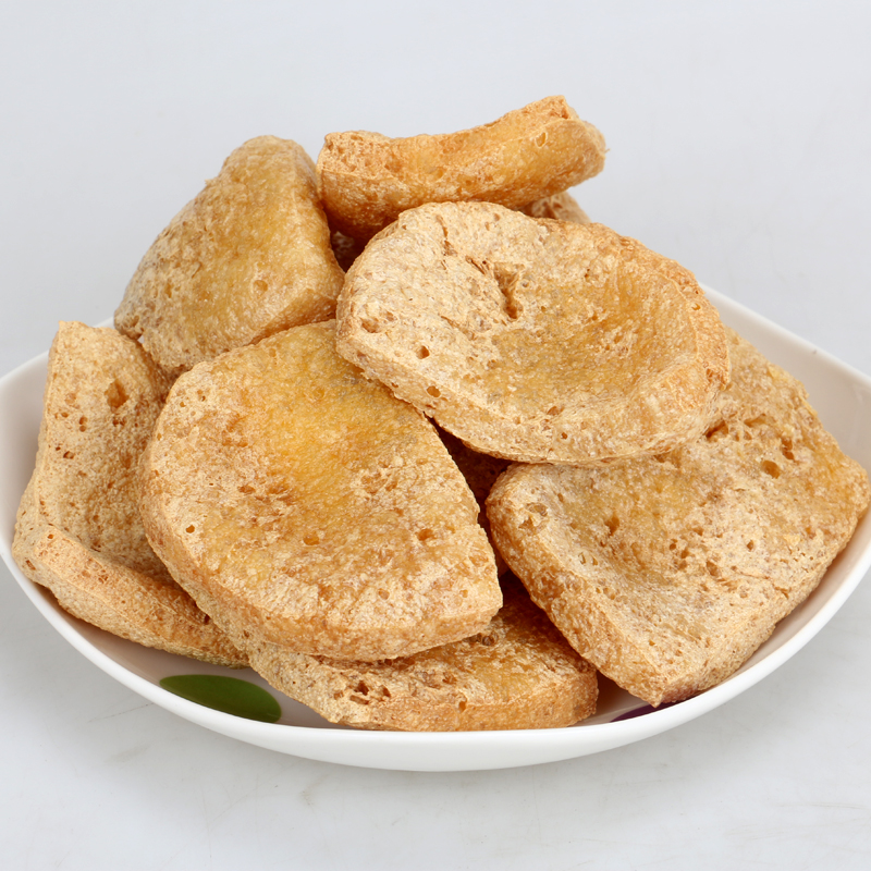 熊果汀湖南永州宁远特产农家自制香辣下饭小吃油炸扁豆腐片子豆腐