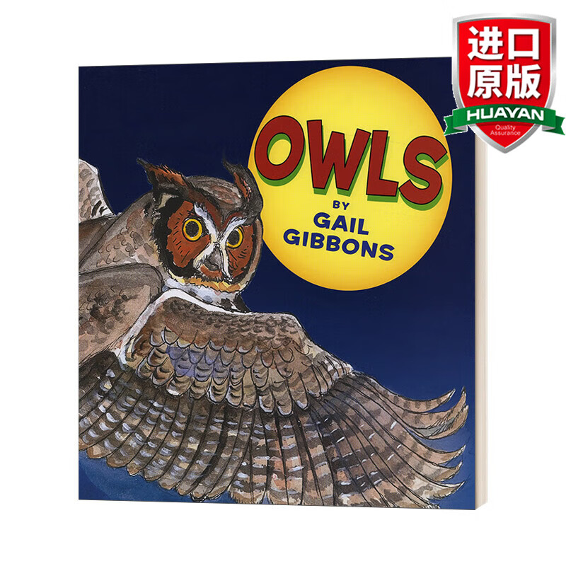 owls 英文原版绘本 猫头鹰 盖尔吉本斯少儿百科系列 英文版 进口英语