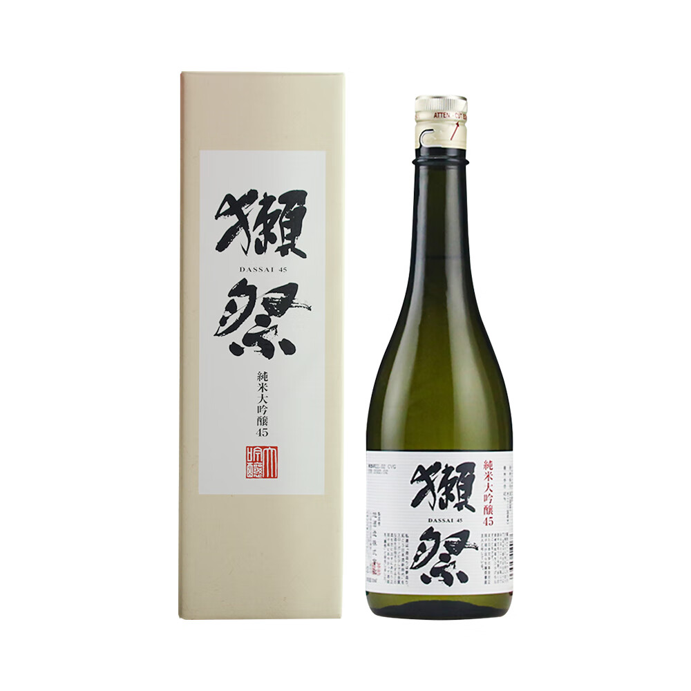 獭祭Dassai 45四割五分清酒  纯米大吟酿 日本进口 720ml 礼盒装送礼