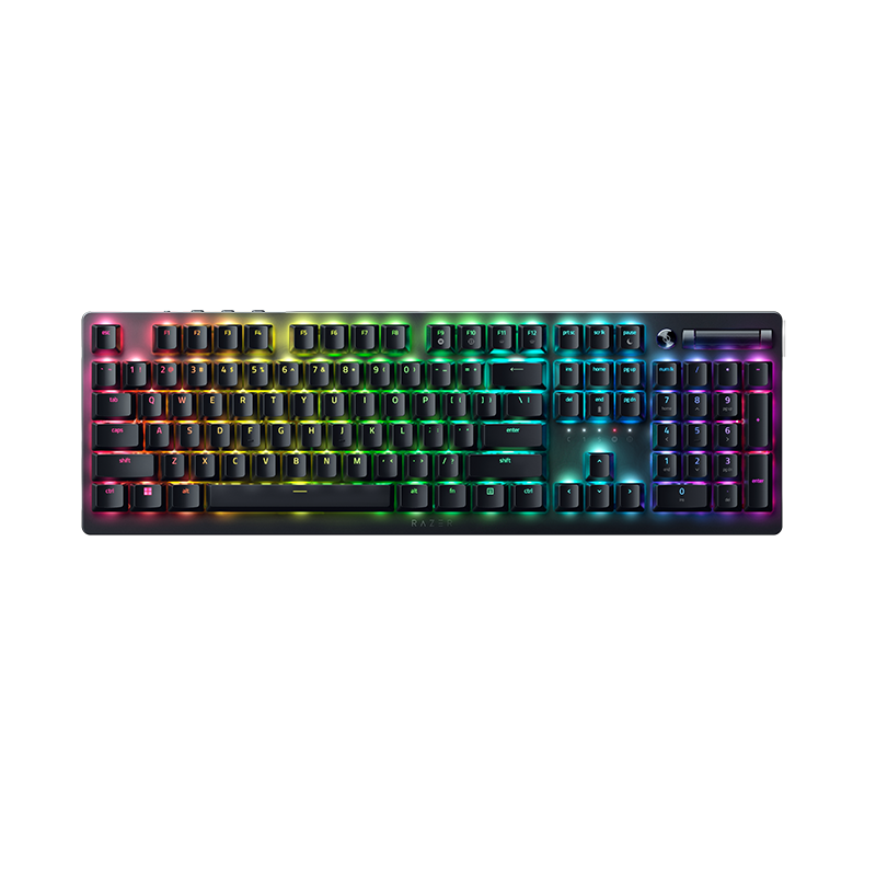 RAZER 雷蛇 噬魂金蝎 V2 无线版 104键无线机械键盘 黑色 线性光学矮轴 RGB