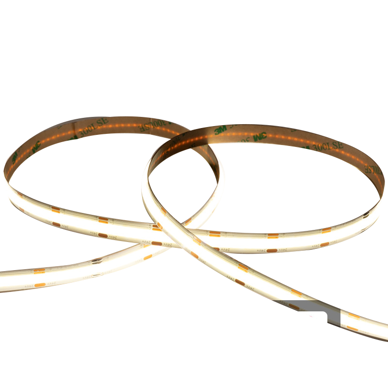 语音控制智能线型灯带24V高亮三色变光支持小爱同学自粘吊顶灯条 240珠10mm宽两线三色无极调光 21米套装【包含智能调光变压器+遥控器】