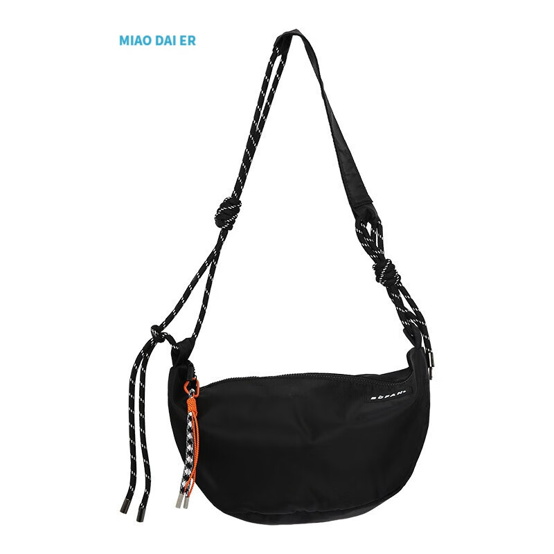 Weiltili2025新款斜挎包男休闲单肩包运动饺子包女大容量挎包上课通勤包女 卡其色