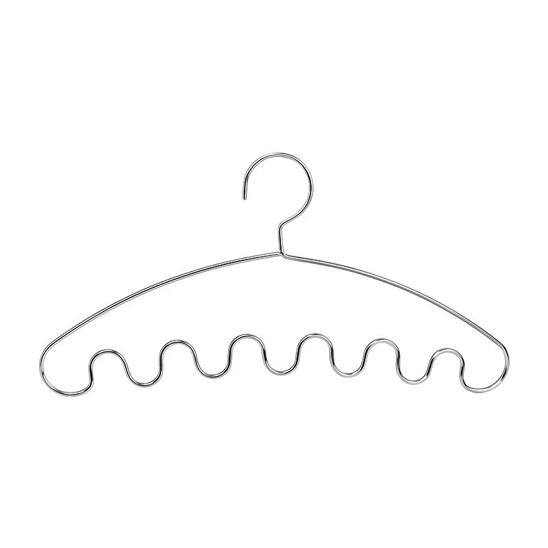 尊超(zunchao)新款不锈钢波浪线衣架一体成型创意吊带内衣晾晒架多用