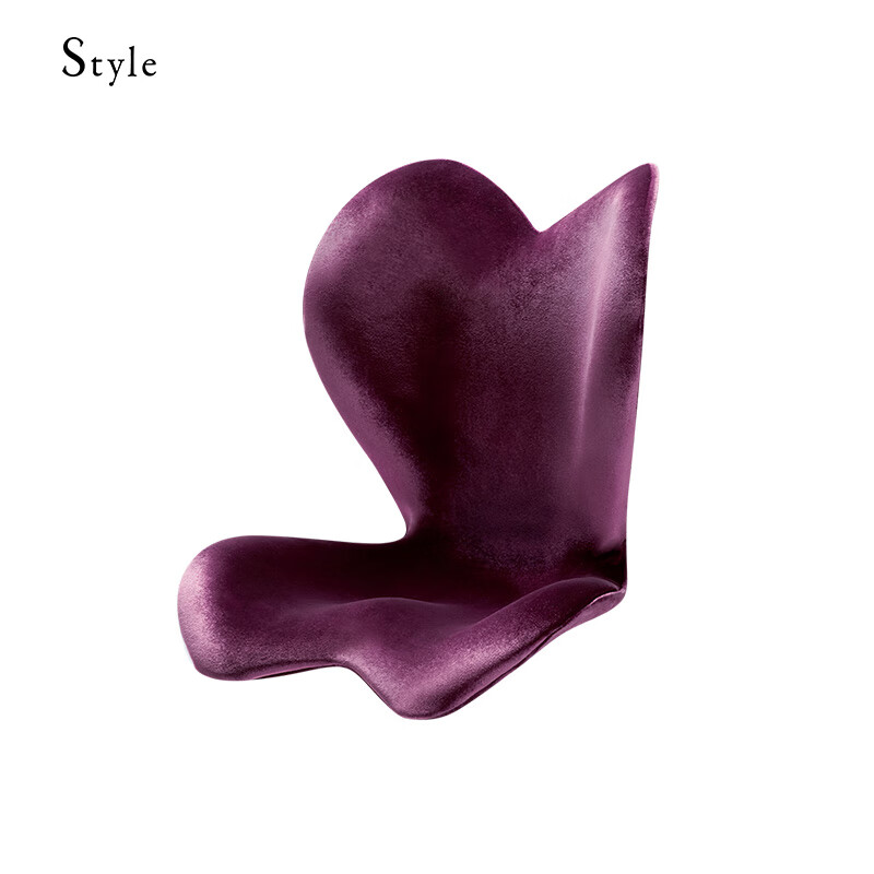 MTG Style 典雅舒适调整椅 矫姿坐垫 支撑腰部 支撑胸椎 日本进口 紫色