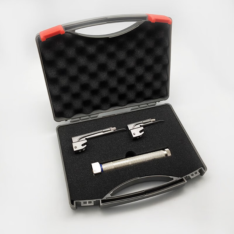 喉镜钛钢麻醉咽喉镜儿童医用成人镜片急救插管器械抢救 儿童型喉镜