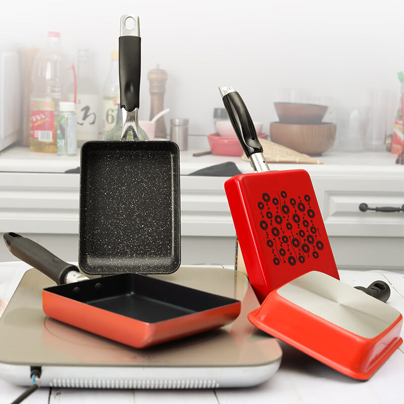 莱杉 玉子烧锅 日式玉子烧锅小煎锅不粘锅迷你做厚蛋烧锅子神器 瑕疵