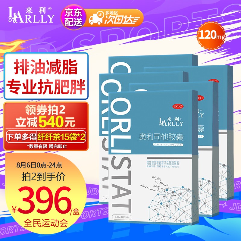 来利品牌奥利司他减肥胶囊-价格历史和趋势分析
