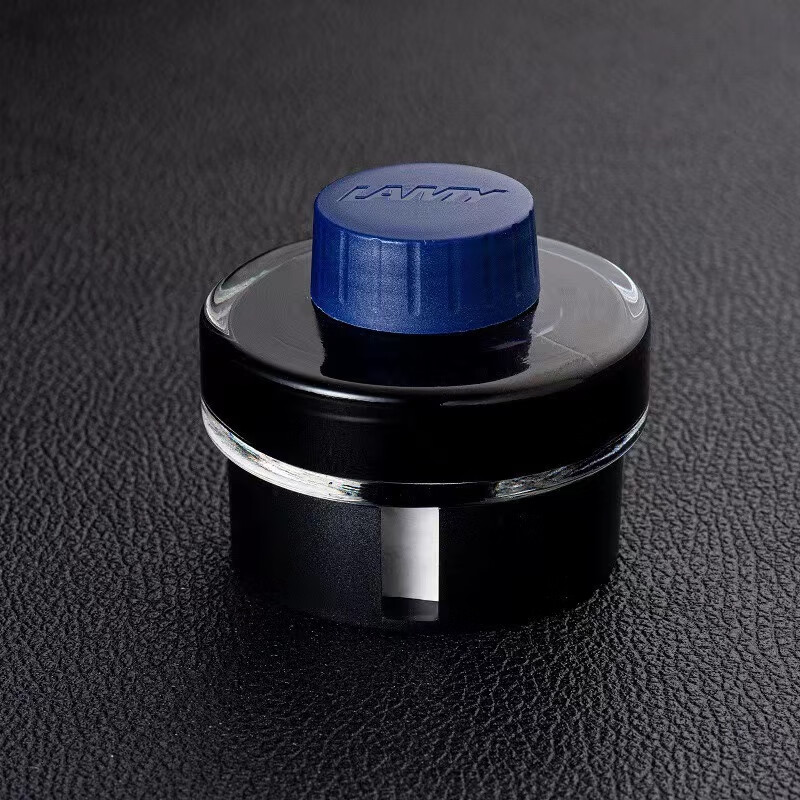 德国lamy凌美钢笔墨水t52非碳素不堵笔50ml钢笔通用黑色红色蓝色 蓝黑