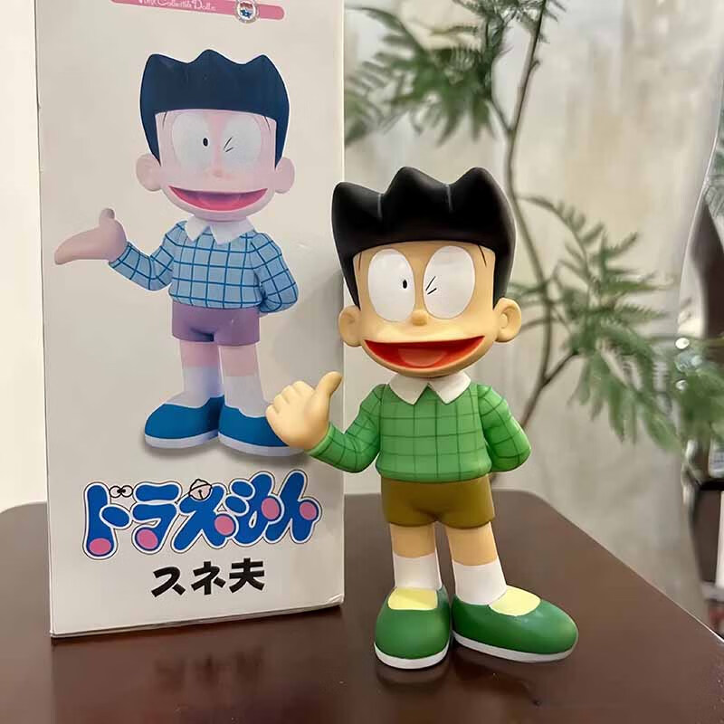 昱钧机器猫哆啦a梦大雄胖虎静香小夫动漫手办桌面摆件玄关卧室装饰品
