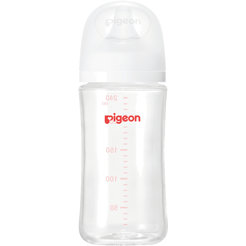 贝亲（Pigeon）玻璃奶瓶宽口径防胀气240ml M号奶嘴 3月+ AA187  127.3元