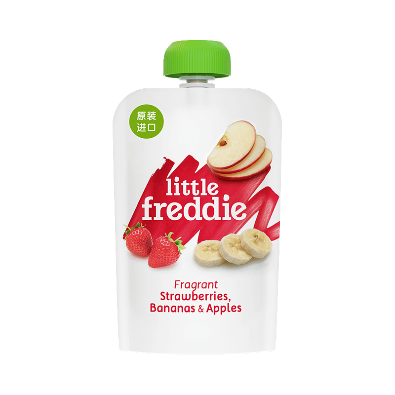 点亮味蕾的口感独特，LittleFreddie香蕉草莓苹果果泥价格走势分析|怎么看果泥果汁历史价格