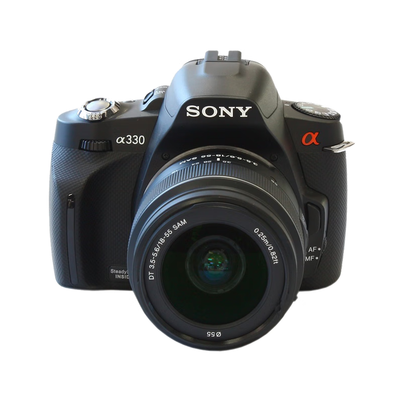 索尼Sony a350/230/290/300/330/a200/450/580 索尼二手单反相机 索尼单反a330 18-55索尼镜头 套机(镜头95新) 99新(机身)