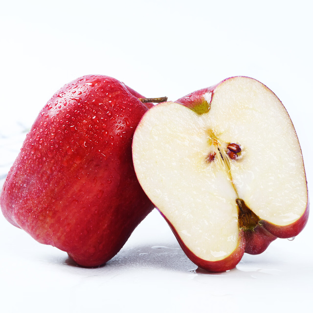 京蚨鲜甘肃天水花牛苹果粉面苹果新鲜水果礼盒 9斤精选中果【70-75mm】净重8.5