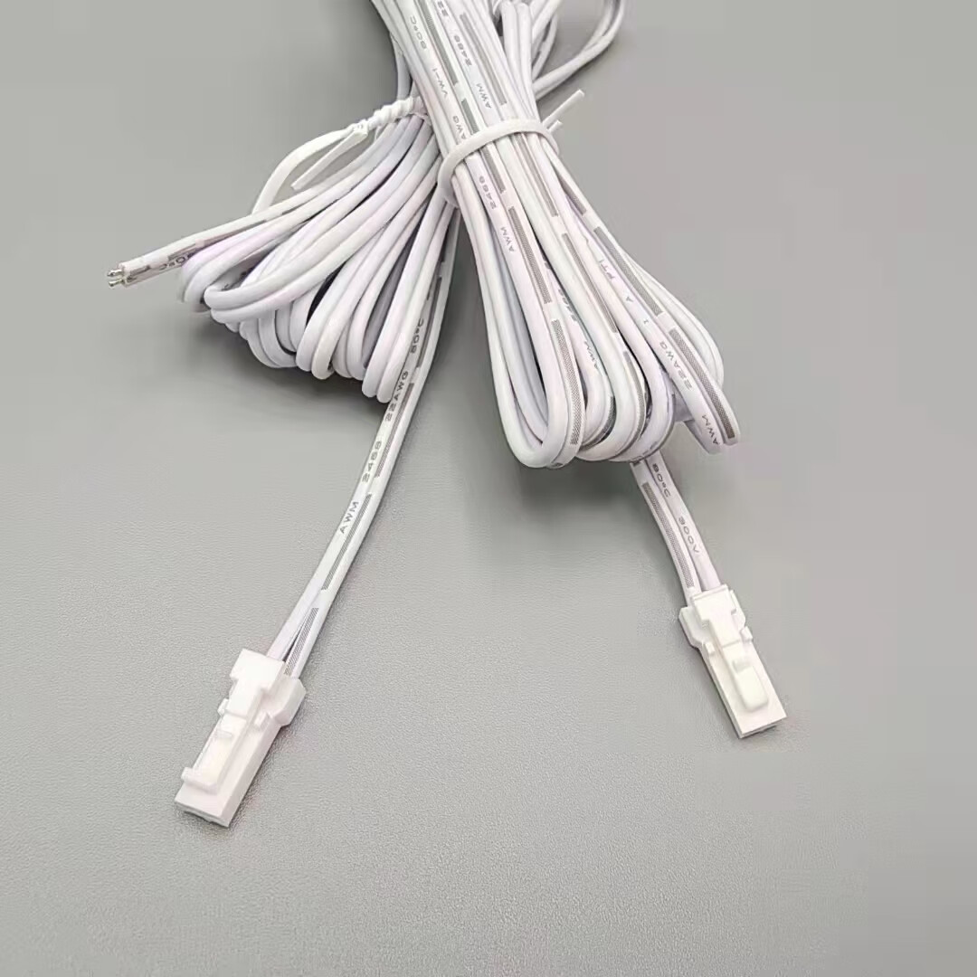 led橱柜电源专用杜邦线延长线连接线2p灯带线公母端子分线盒 2米杜邦