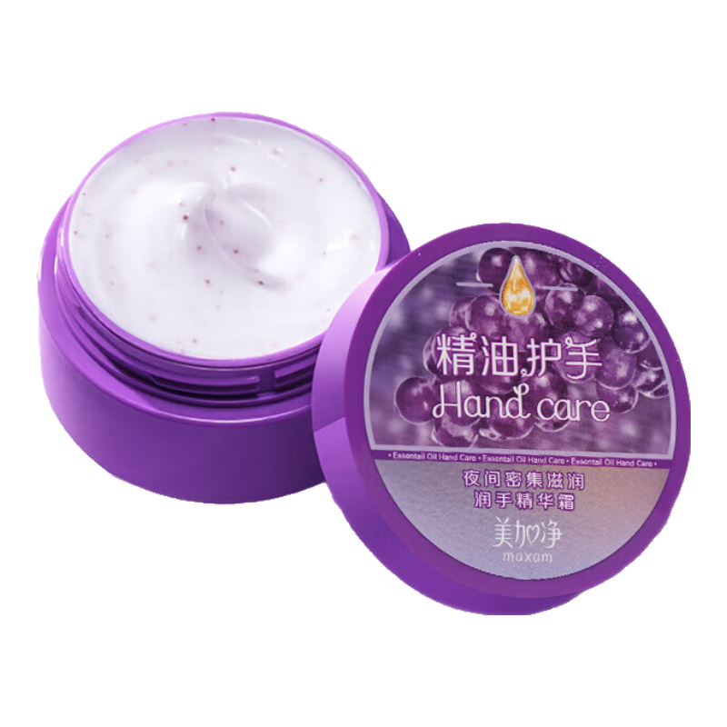 美加凈秋季換季夜間專(zhuān)研護(hù)手霜80g保濕滋潤(rùn)精油長(zhǎng)效修護(hù)手部SPA花果香