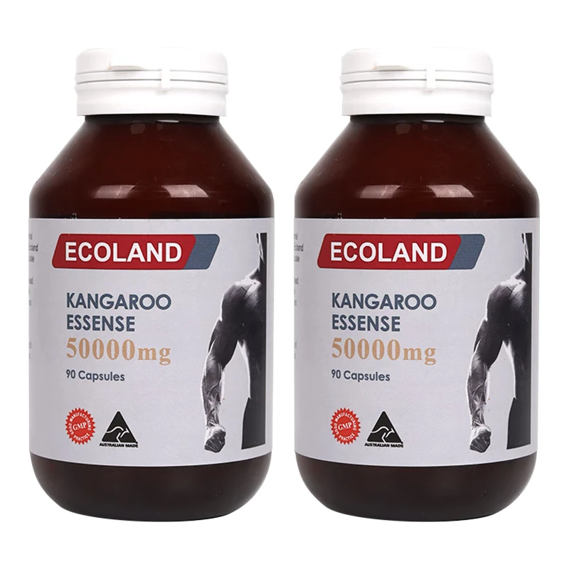 ecoland澳洲袋鼠精胶囊男士备孕提高精力活力50000mg红袋鼠男性保健品