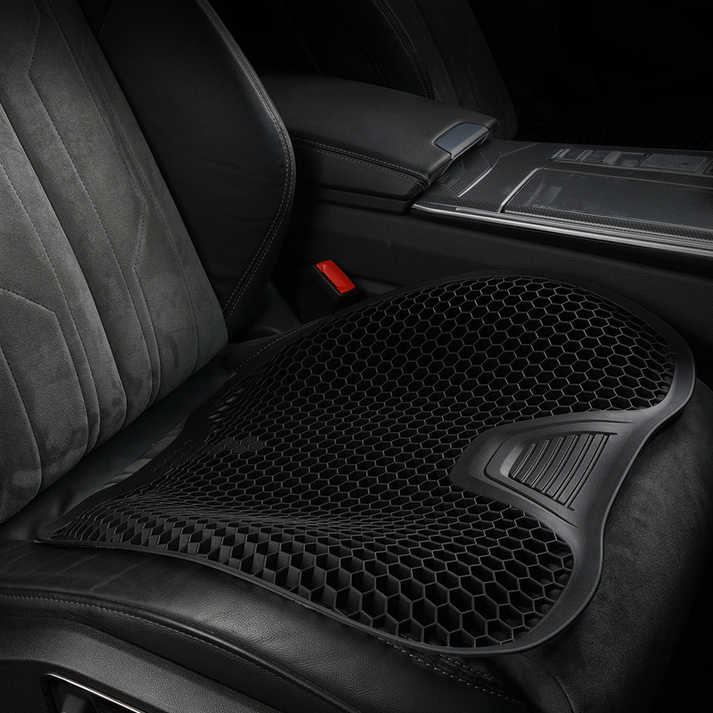 rosyclouds汽车坐垫单片夏季四季通用冰凉垫蜂窝通风硅胶座垫腰靠垫