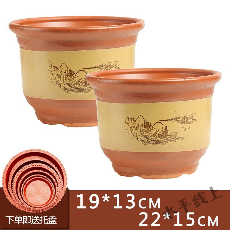smvp君子兰花盆陶瓷花盆处理大托盘大号特大号紫砂家用兰2021新款蝴蝶