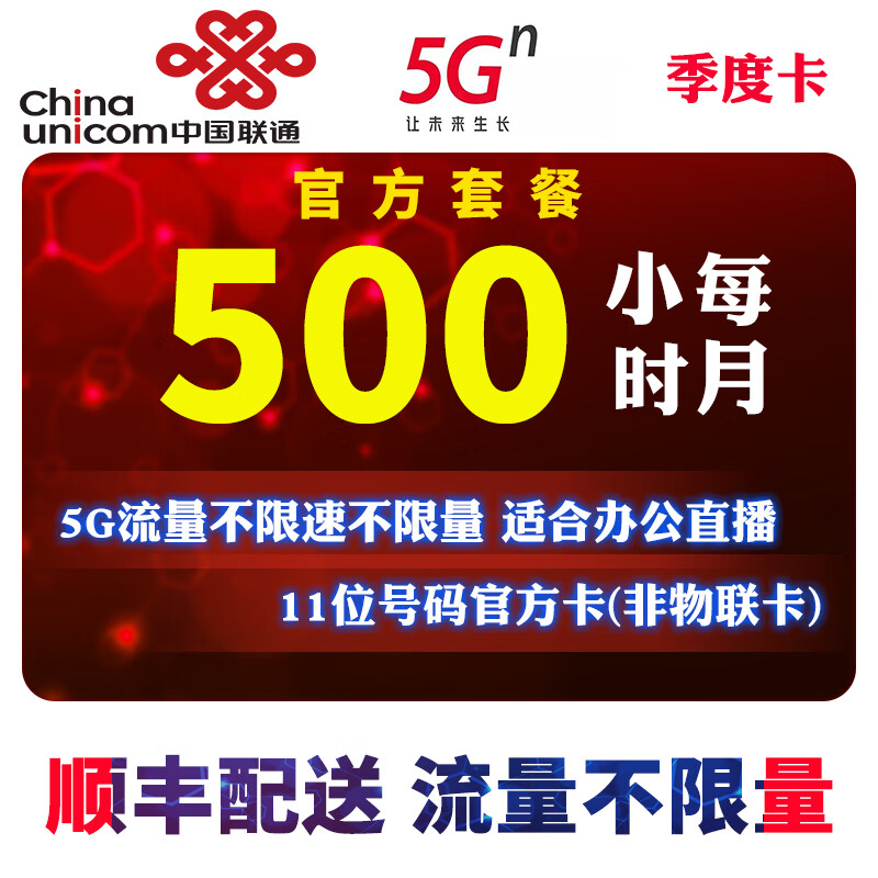 这款中国联通5G流量卡手机卡真的有无限流量吗？插图